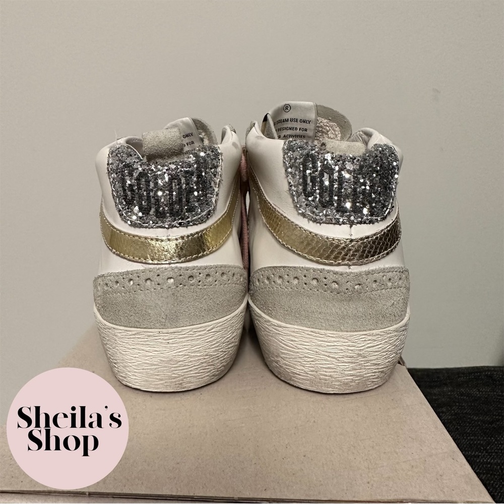 NIB Golden Goose Deluxe Brand GGDB Mid Star Classic Sneakers Size 36 - Picture 5 of 7